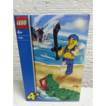 LEGO 7080 Pirates Scurvy Dog and Crocodile