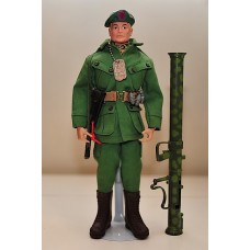 Green Beret, foreign head, C8+, comes also with telephone and 3 projectiles (not in picture)