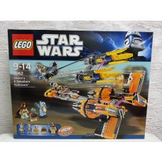 LEGO 7962  Star Wars Anakin Skywalker and Sebulba's Podracers